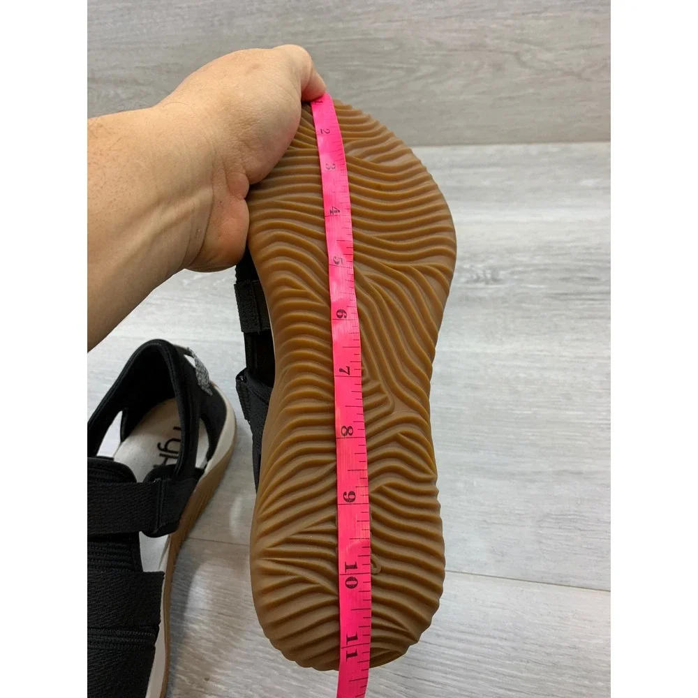 Ryka Echo Fisherman Black Sport Sandals Women's 10 Re-Zorb Lite Casual Shoes